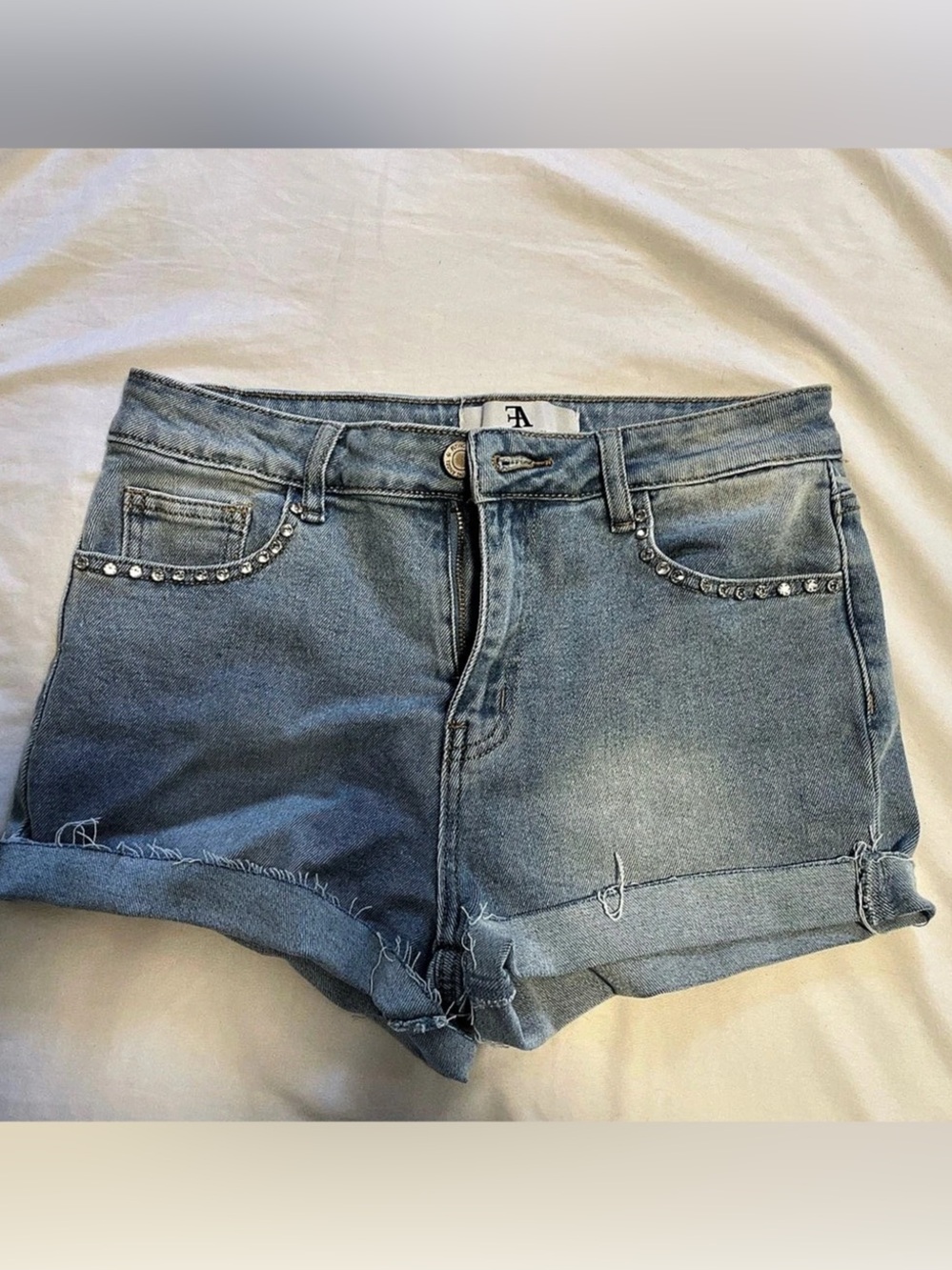 NWOT Flying Angel Denim Jean Shorts